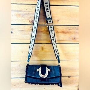 True Religion Black jean Crossbody